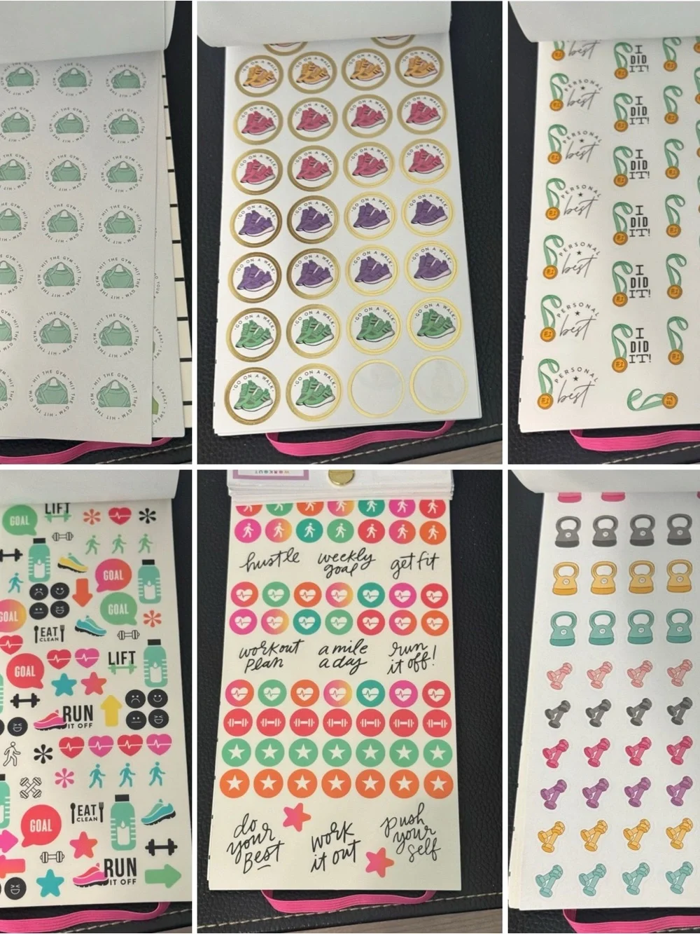 The Happy Planner Fitness / Workout Sticker Book - make your own